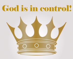 Christians shouldn't worry because God is in control.