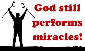 The God we serve today is the same God who worked miracles in the Bible. He still performs miracles today!